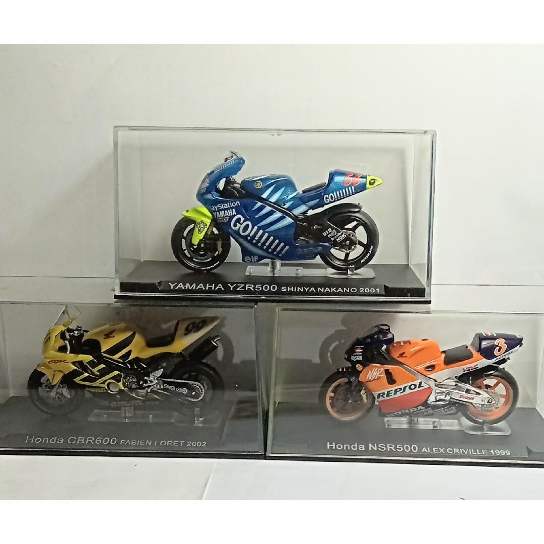 4セット ディアゴスティーニ　チャンピオンバイク　1/24　ミニカー Amazon.co.jp: デアゴスティーニチャンピオンバイクシリーズ3台1/24